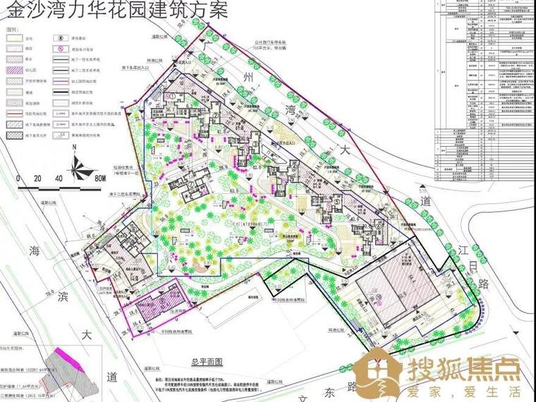  金沙湾力华花园周边配套图
