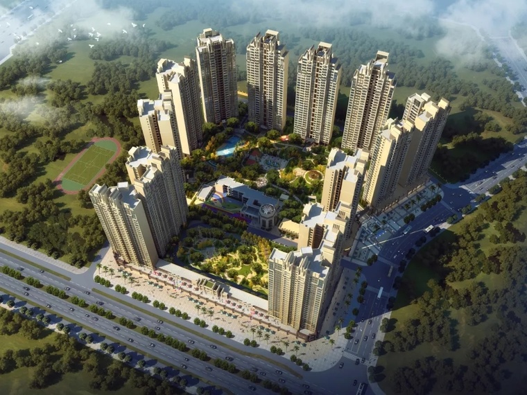 顺江帝景城Ⅱ期·帝峯效果图