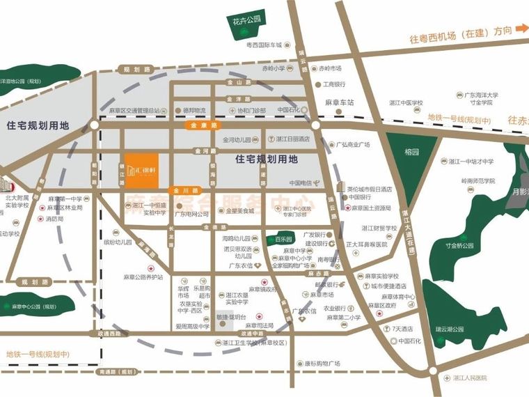 智领·汇锦轩交通图