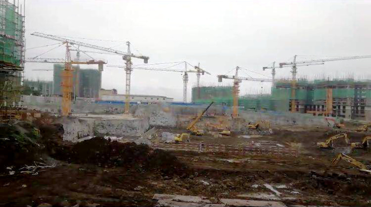 海伦堡御园施工进度图