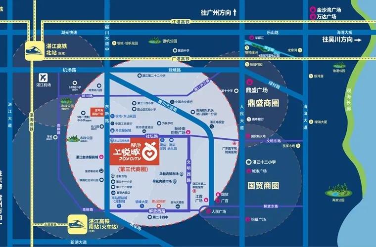 银地·上悦城交通图