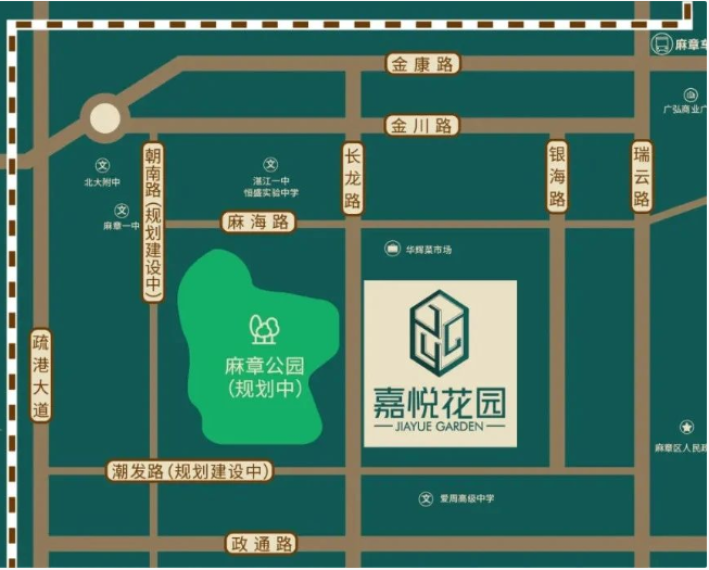 嘉悦花园交通图