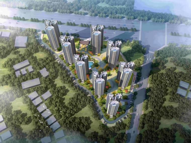 美的龙光玖悦台效果图