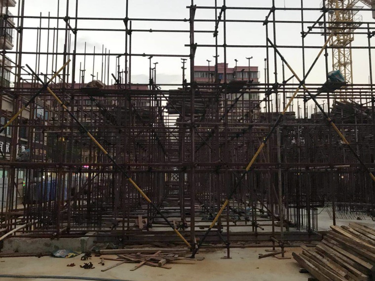 政泰大厦施工进度图