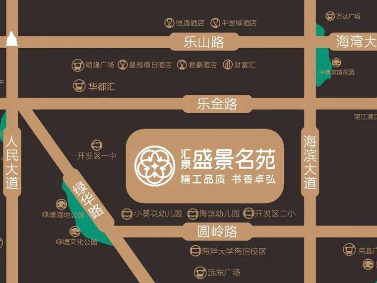 汇泉·盛景名苑交通图