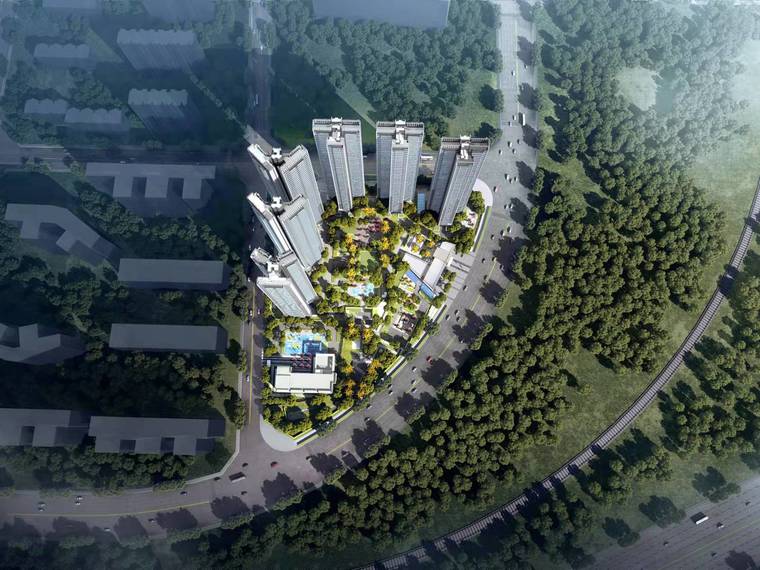 泰丰千湾汇效果图