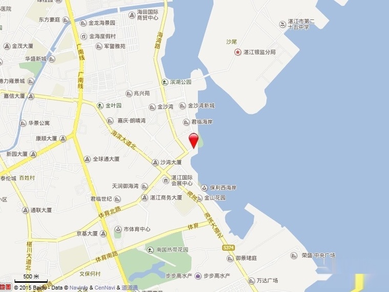 万象金沙湾1号交通图