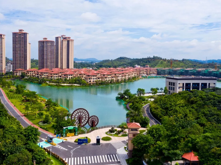 龙湖山庄实景图