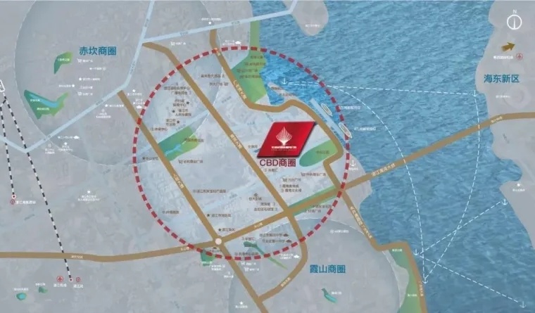 湛江招商国际邮轮城交通图