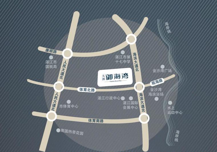 天润中心交通图