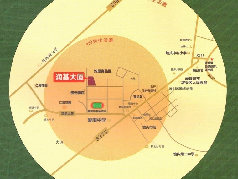 润基大厦交通图