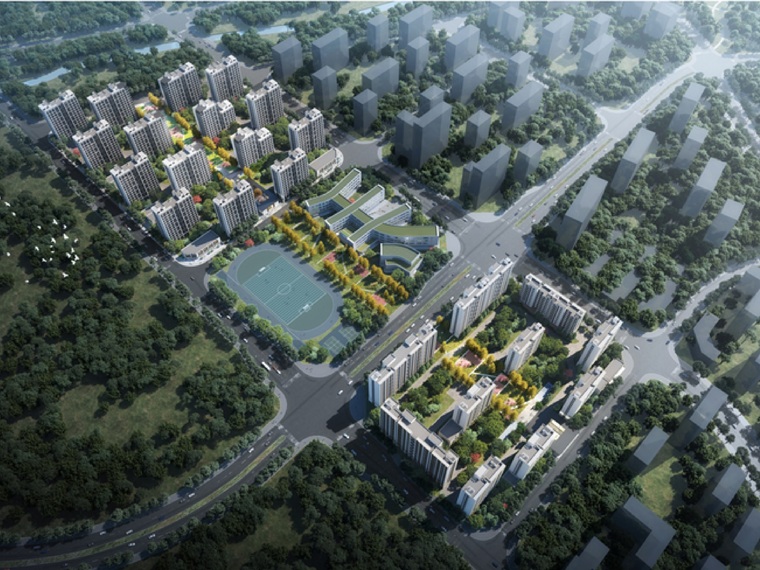 首开卓越建工·熙悦晴翠效果图