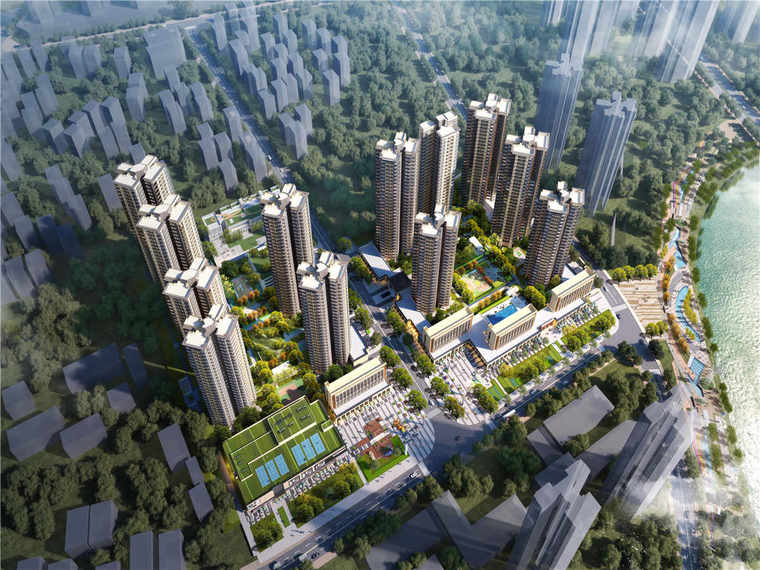 万科万荟花园效果图