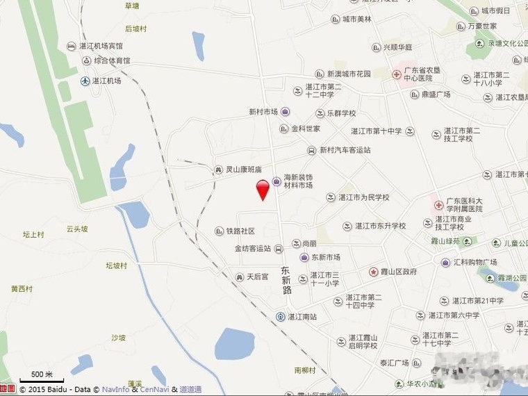 东新高地交通图