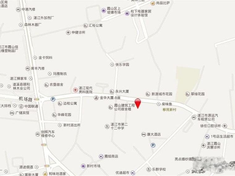 新澳城市花园二期交通图