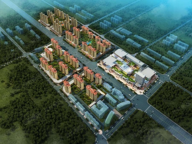 铜锣湾广场效果图
