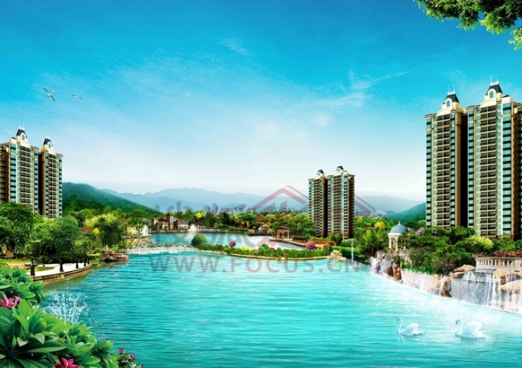 恒大银湖城效果图