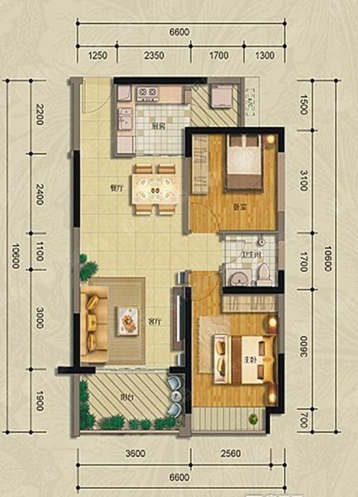 德洲城5期23-28栋&34栋b户型_德洲城户型图-深圳搜狐焦点网