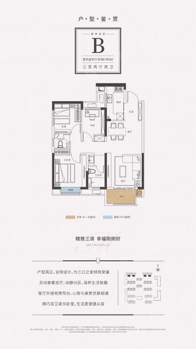 新城悦隽高层b户型