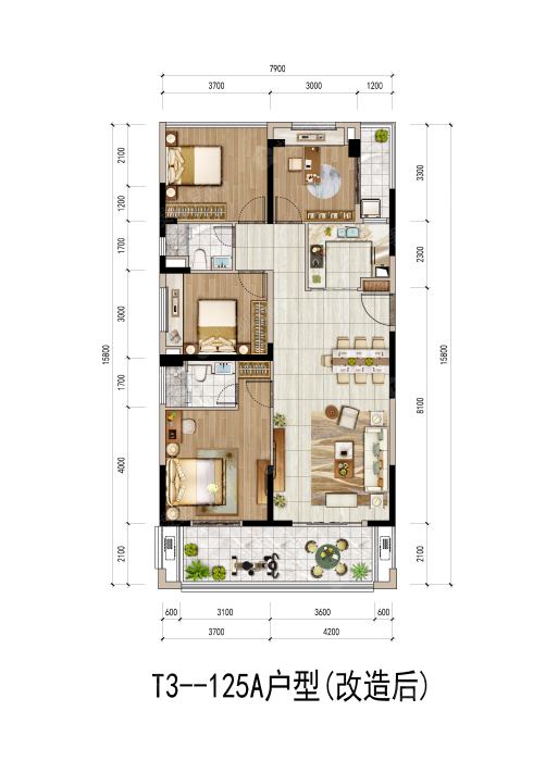 璞悦府t3-125a_璞悦府户型图-汕头搜狐焦点网