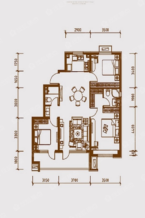 云浮碧桂园天玺户型图图片