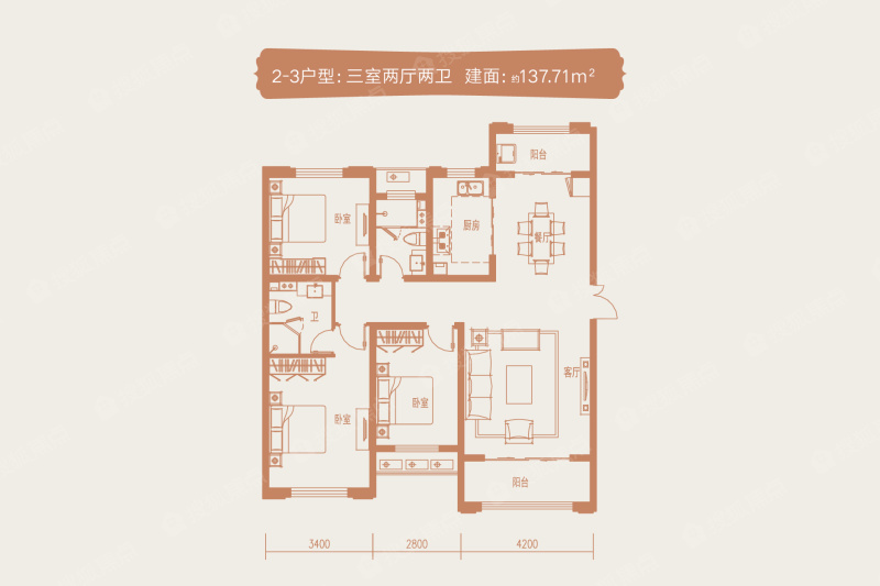翰林国际2#-03_翰林国际户型图-石家庄搜狐焦点网