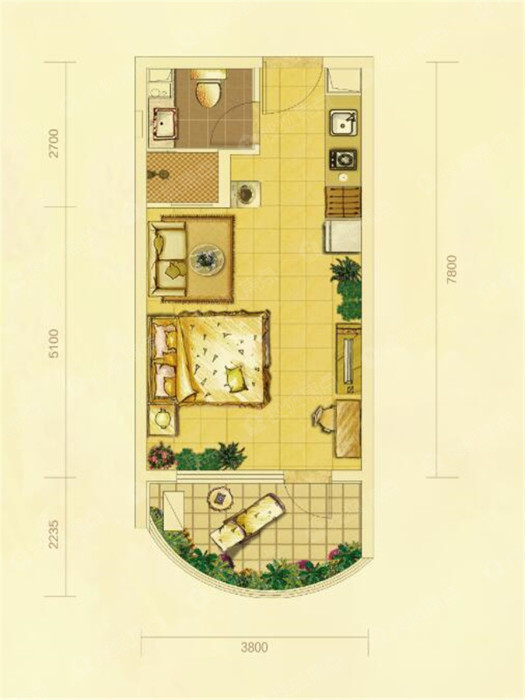 山海同湾21#e_山海同湾户型图-葫芦岛搜狐焦点网