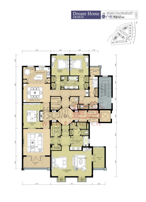 西溪望庄约315方g_西溪望庄户型图-杭州搜狐焦点网