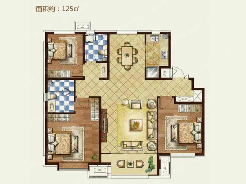 万和春天住区e_万和春天住区户型图-保定搜狐焦点网