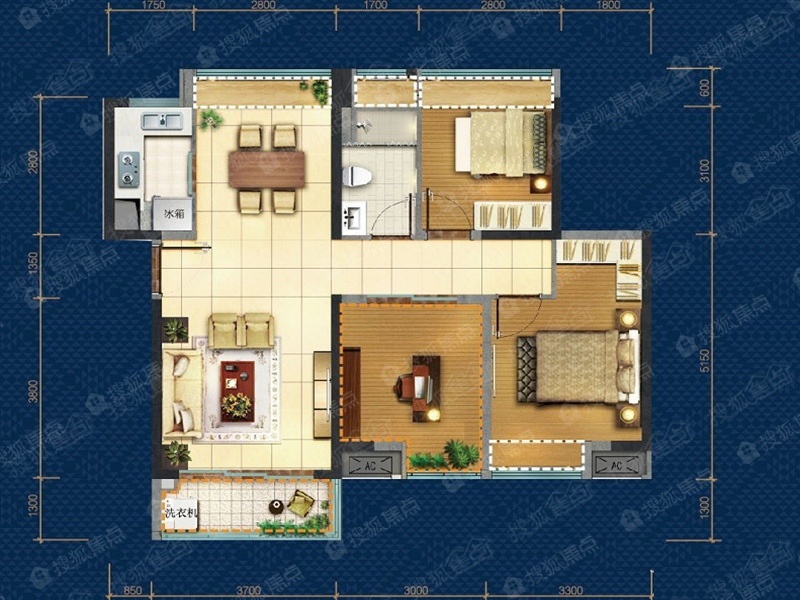 富丰新城户型图-0室0厅0卫