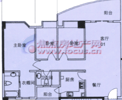 丽江花园三房二厅_丽江花园户型图-广州搜狐焦点网