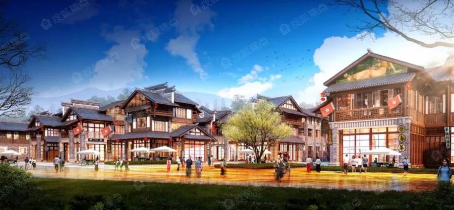转折小镇效果图_转折小镇外景图-遵义搜狐焦点网