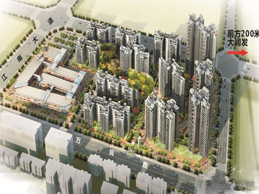 华商国际上海城效果图_华商国际上海城外景图-玉林搜狐焦点网