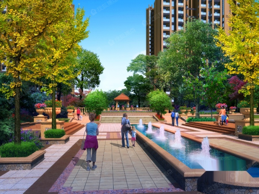 越地香港花园图片_样板间_装修效果图-成都搜狐焦点网