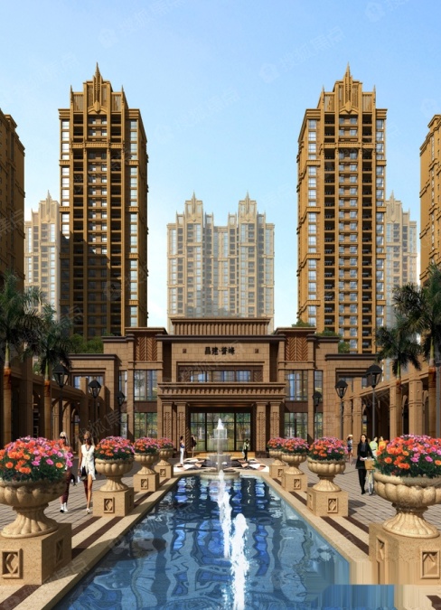 昌建誉峰效果图_昌建誉峰外景图-驻马店搜狐焦点网