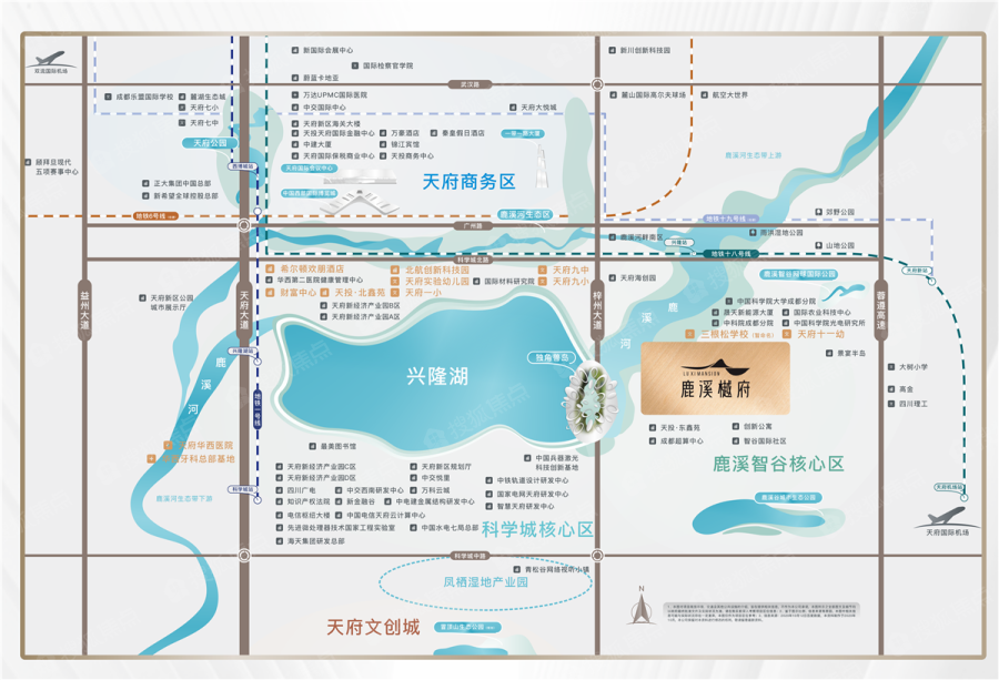 鹿溪樾府位置_天投中國鐵建鹿溪樾府地鐵公交線路圖-成都搜狐焦點網