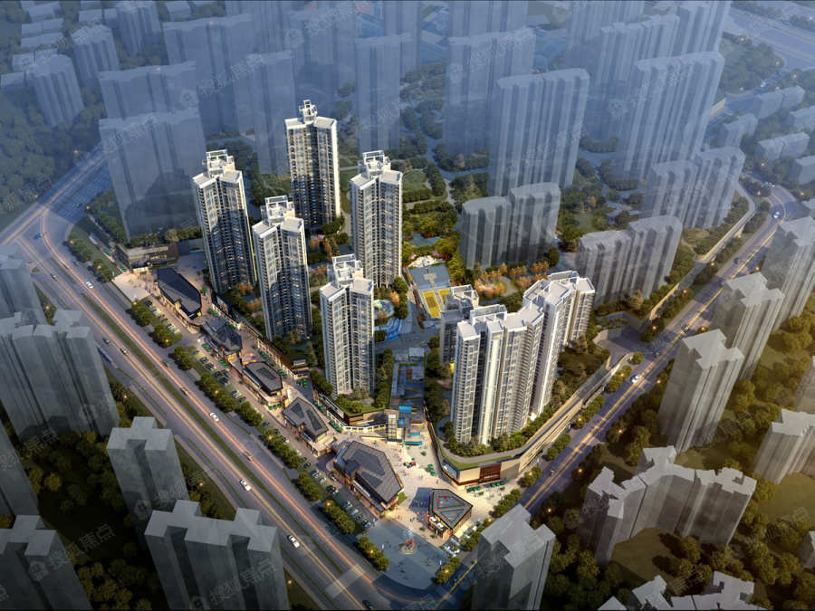 建工象山国际效果图_建工象山国际外景图