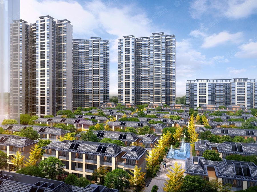 绿地公园城效果图_绿地公园城外景图-江门搜狐焦点网