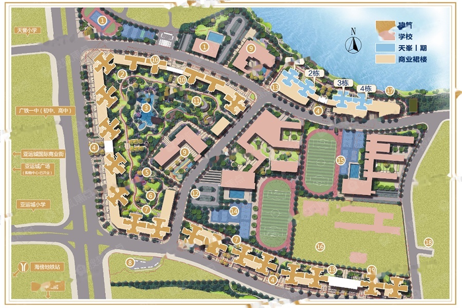 亚运城交通图_亚运城位置_亚运城地铁公交线路图-广州搜狐焦点网
