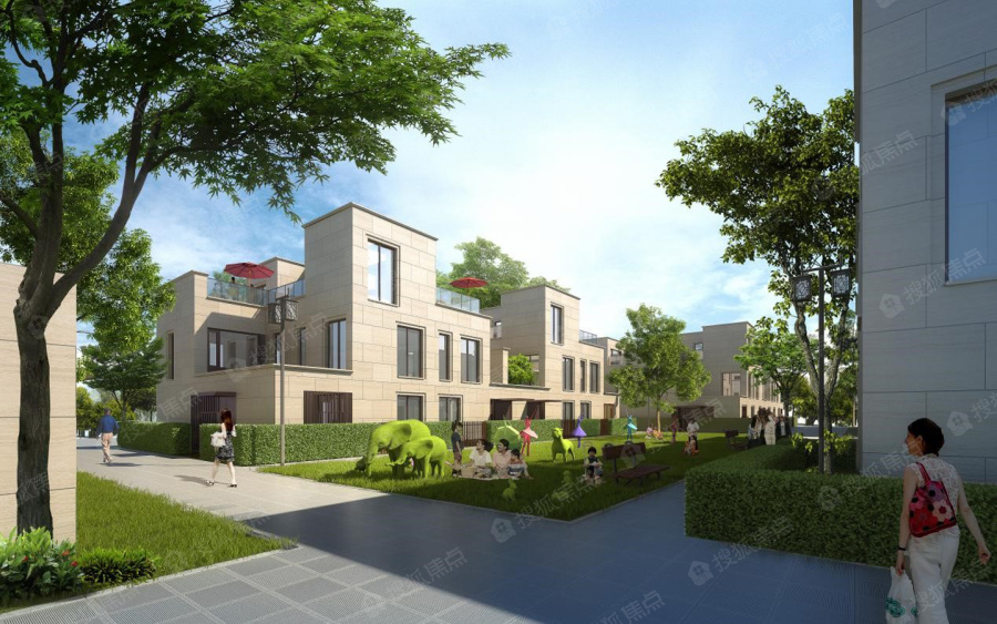 绿城梦想小镇效果图_绿城梦想小镇外景图-济南搜狐焦点网