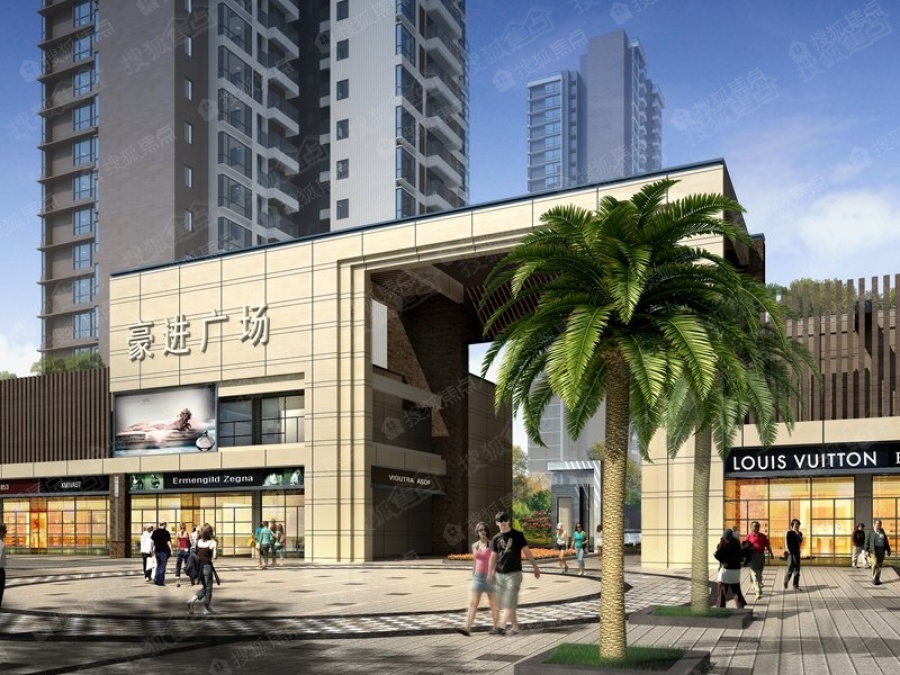 碧桂园豪进广场效果图_碧桂园豪进广场外景图-广州搜狐焦点网