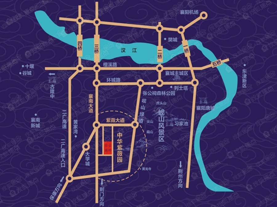 园白云湖畔位置_中华紫薇园白云湖畔地铁公交线路图-襄阳搜狐焦点网