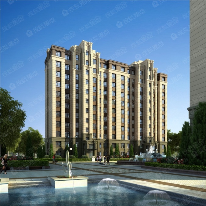 中国铁建国际花园效果图_中国铁建国际花园外景图-长春搜狐焦点网