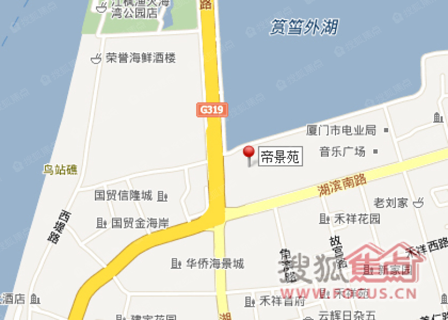 帝景苑交通图_帝景苑位置_帝景苑地铁公交线路图-厦门搜狐焦点网