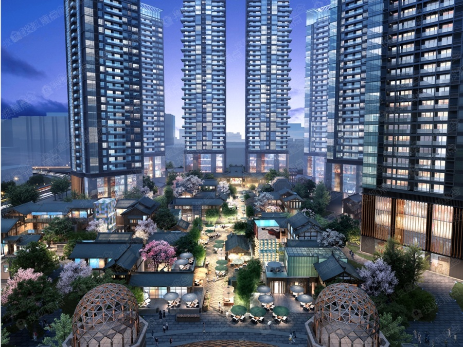 中铁鹭岛艺术城效果图_中铁鹭岛艺术城外景图-成都搜狐焦点网