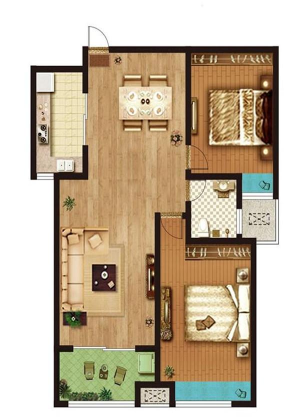 翠庭尚都翠庭尚都 2室_翠庭尚都户型图-开封搜狐焦点网