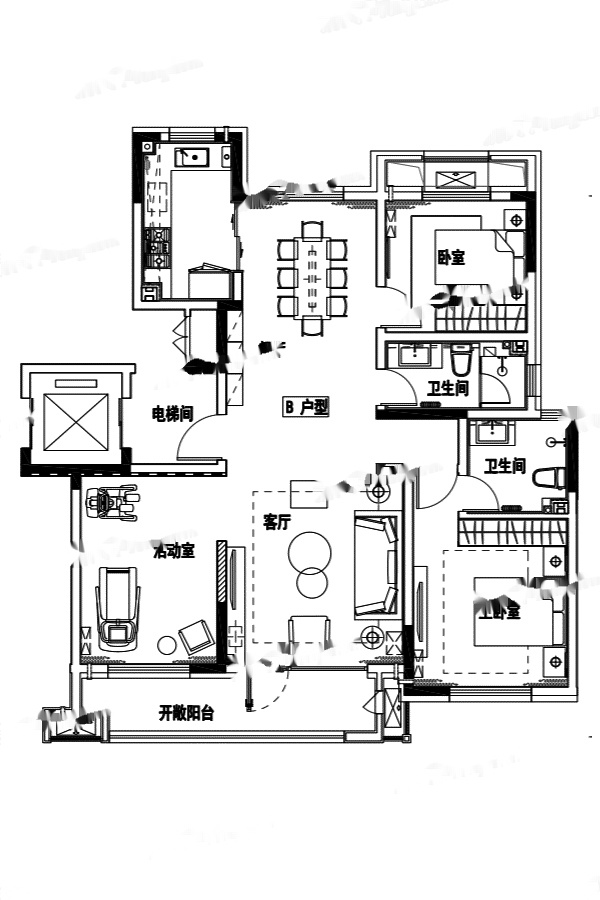 平阳新鸿国悦府户型图图片