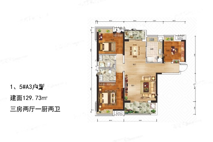 青山澜岛二期户型图片