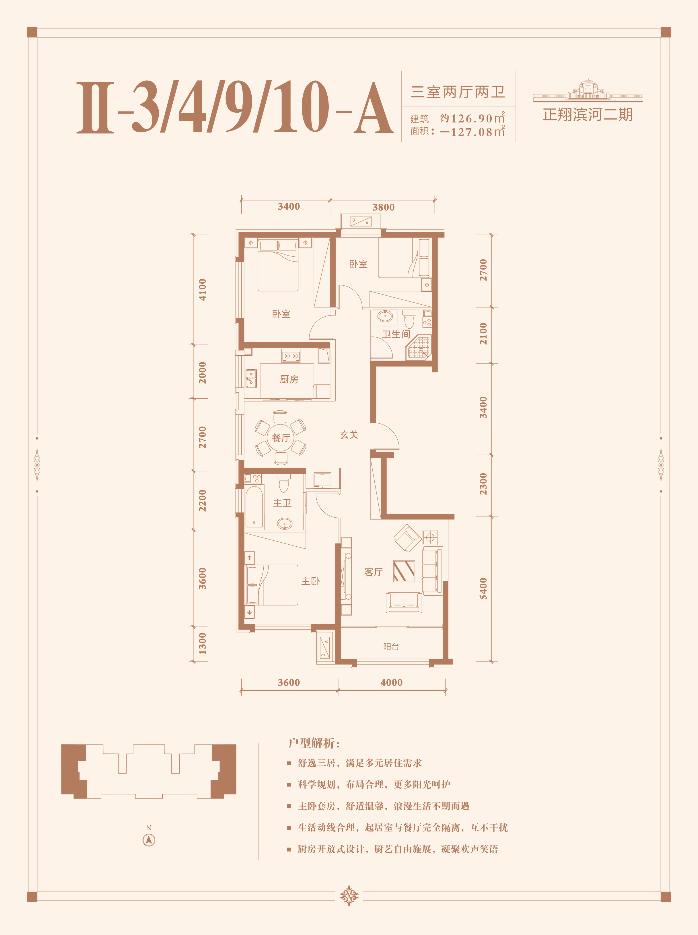 正翔滨河户型图图片