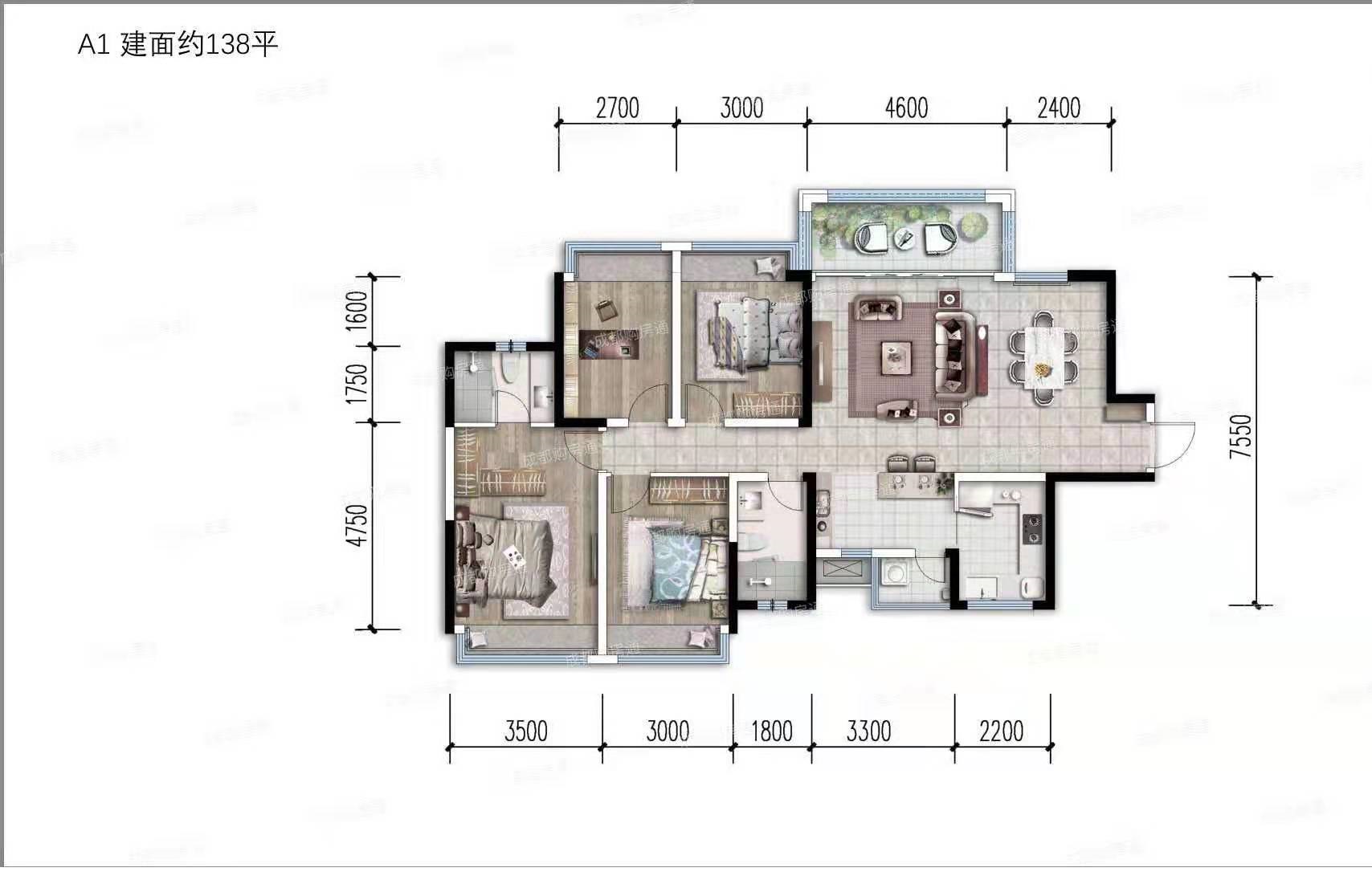 领地悦府a1_领地悦府户型图-成都搜狐焦点网